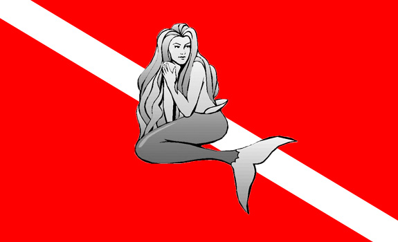 Mermaid Scuba Logo